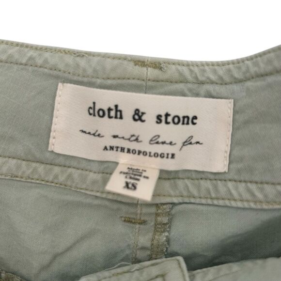 Anthropologie cloth and stone light green high waist shorts size xsmall - Picture 6 of 7